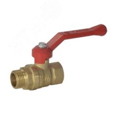 Кран шаровой латунь Ду 25 Ру40 ВР/НР полнопроходной рычаг 0107156 ГАЛЛОП 107-9445
