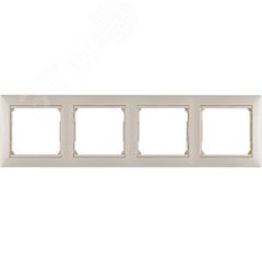 VALENA Рамка 4 поста горизонтальная слоновая кость Daccord/Legrand 774354