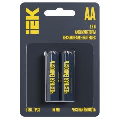 Аккумулятор GREEN Ni-MH AA 2700мАч (2шт/блистер) IEK IEK AAK-NIMH-06-2700-L02