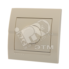 DERIY Диммер 1000Вт крем Lezard 702-0303-157