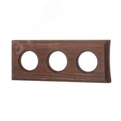 Шедель Рамка 3 постовая для скрытого монтажа (Винтаж на бревно 220мм) Бирони BF4C20-630-18