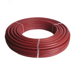 Труба металлополимерная standart 26х3 pexc-al-pex c, в красной изоляции (6мм), бухта 50 метров Henco 50-ISO4-26-RO