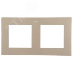 Рамка 2 поста, шампань Simon 2400620-034