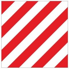 Знак ''Негабаритное место'' 300х300 мм, металл EKF zn-1-01