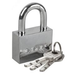 Замок ''Мастер'' навесной, стальной корпус, закаленная дужка, 60мм ЗУБР 3710-60_z01