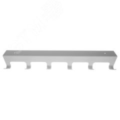 Вешалка навесная на дверь, 6 крючков, белый, REXANT 38-0644