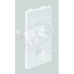 Connect Адаптер на 2 RJ45 CJ545U(FM) CJ546U(FM) шторки CIMA-модуль 52x108мм SC белый Simon S76B-9
