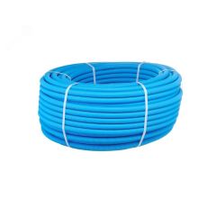 Труба металлополимерная standart 26х3 pexc-al-pe  c, в синей гофре, бухта 25 метров Henco 25-026MB