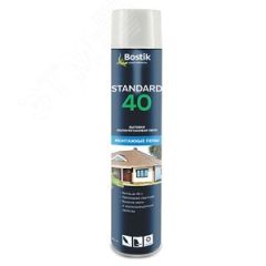 Пена монтажная Bostik 10216 Standard 40 бытовая полиуретановая 500 мл Henkel Б0061055