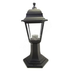 Светильник НТУ-04-60-001 Оскар черный прозрачное стекло E27 IP44 Элект ПЧУП Белтиз Т0000008195