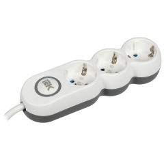 Удлинитель У03В 3 места с заземлением 1,5м 3х1,5мм2 16А/250В UNO IEK