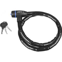 Замок ''Профессионал'', тросовый, усиленный, 3 ключа в комплекте, длина троса 1000мм, d 18мм ЗУБР 37260-100
