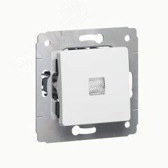 CARIVA Выключатель с подсветкой 10А белый LEGRAND 695931