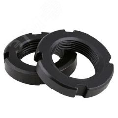 Гайка М48x1.5-6Н ГОСТ 11871-88 круглая шлицевая ПроТек ГШ48Х1.511871