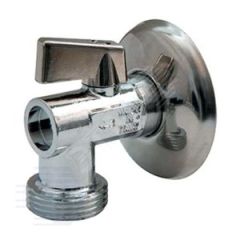 Кран шаровой бытовой хромированный R614 1/2'х3/4' НР Giacomini R614X004