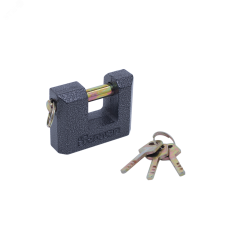 Замок навесной с одной секретностью, АЛЛЮР ВС2-3-01KA античное серебро ПТК 12371