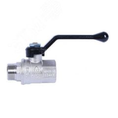 Кран шаровой 3/4' ВВ ручка рычаг NEW JERSEY (0) аллюминий Bugatti 09100013