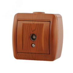 Ната Розетка ТВ проходная сосна Lezard 710-0800-129