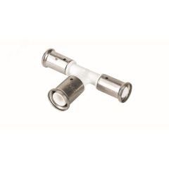 Тройник переходный увеличенный в центре, ПВДФ пресс (белый), 16x20x16 Henco 12PKW-162016