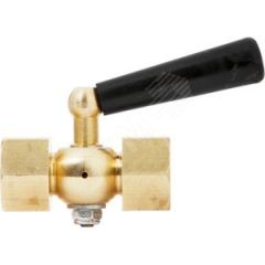 Кран трехходовой для манометра М20х1.5 ВВ с фторопластовой прокладкой и натяжной гайкой РОСМА 00000007318