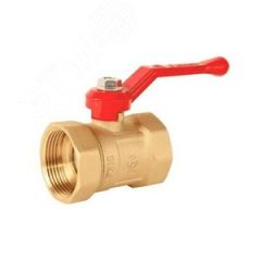 Кран шаровой Ду25 Ру16 ВВ рычаг, латунный ГАЛЛОП 103272
