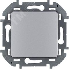 Переключатель промежуточный винтовые клеммы INSPIRIA 10 AX 250 В~ алюминий Daccord/Legrand 673682