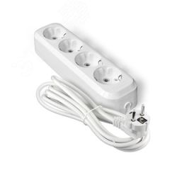 Удлинитель Е-304А ПВС 3*1,5 ,4 гнезда, с заземлением, 3м (еврослот) Универсал 1730