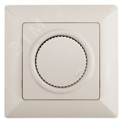 Светорегулятор Intro Solo 4-401-02 поворотный, 600Вт 230В, IP20, СУ, слоновая кость ЭРА Б0053706