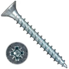 Шуруп универсальный 4х70 потайная головка, остроконечный, оцинкованный (250шт) ХВАТ 20370-4