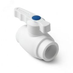Кран шаровой 32 мм полнопроходной Prime Белый PRO AQUA PA40512