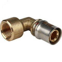 Угольник ВР 1/2'х20 переходной, для металлопластиковых труб прессовой STOUT SFP-0010-001220
