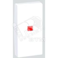 Connect Клавиша узкая с индикатором для выключателя К302 225х45мм графит Simon K115-14