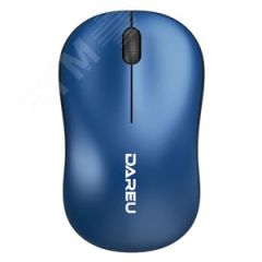 Мышь беспроводная 1200 dpi, синий-черный Dareu LM106G Blue-Black