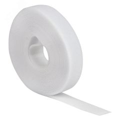 Хомут-липучка 20 мм (5м ролл) белый PROxima EKF hlft-2-w