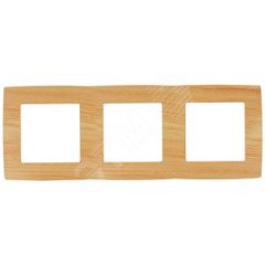 Рамка на 3 поста, Эра12, сосна, 12-5003-11 ЭРА Б0019148