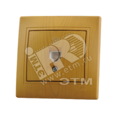 MIRA Розетка телефонная евро ольха Lezard 701-0701-137