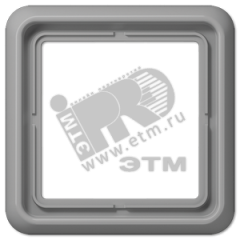 Рамка 1 пост универсальная серая JUNG CD581GR