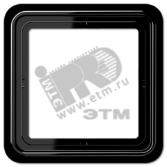 Рамка 1 пост универсальная черная JUNG CD581SW