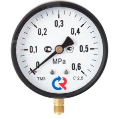 Манометр общетехнический осевой ТМ-210Т.00 0...1 МРа 1/4' 150С кл.2.5 РОСМА 00000000601