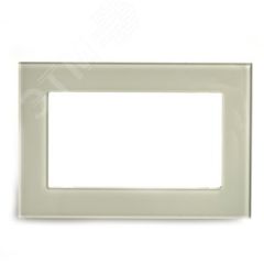 Рамка двухместная без перемычки, стекло, серия Катрин, дымчатый Stekker STEKKER GFR00-7012-07 49041