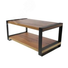 Полка-органайзер для кухни двухъярусная дуб Вотан черная REXANT 38-0677