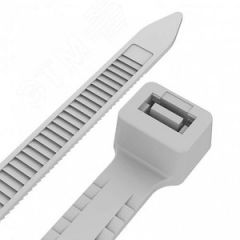 Хомут-стяжкa нейлоновая с тройным замком 200x7,5 мм, белая, упаковка 100 шт, REXANT REXANT 67-0202