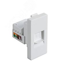 Модуль в рамку для Интернета белый CAT6 (1/2) Sibling Powermodule-CAT6(W)