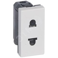 Mosaic Розетка без заземления 2К евро американский стандарт LEGRAND 077501