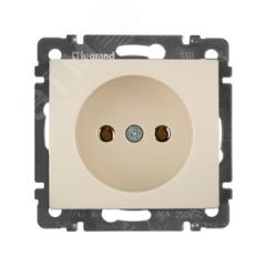 VALENA Розетка без заземления без шторок в рамку слоновая кость Daccord/Legrand 774316
