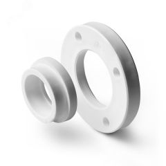 Бурт 40 мм с фланцем полипропиленовые (Комплект) EN 1092 Белый PRO AQUA PA56040