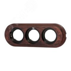 Лизетта Рамка 3-х постовая, пластик, цвет Медный Век Бирони BF1-630-16/PL