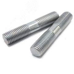 Шпилька М27-6gх160.35.019 ГОСТ 22042-76 для       деталей с гладкими отверстиями оцинкованная ПартнерК М27Х16035Ц42