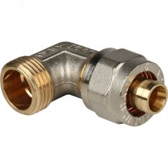 Угольник НР 1/2'х16 переходной, для металлопластиковых труб винтовой STOUT SFS-0006-001216