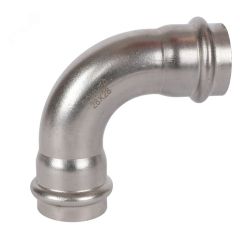 Угольник ВВ 28 90 град., нержавеющая сталь, пресс Rommer RSS-0003-000028